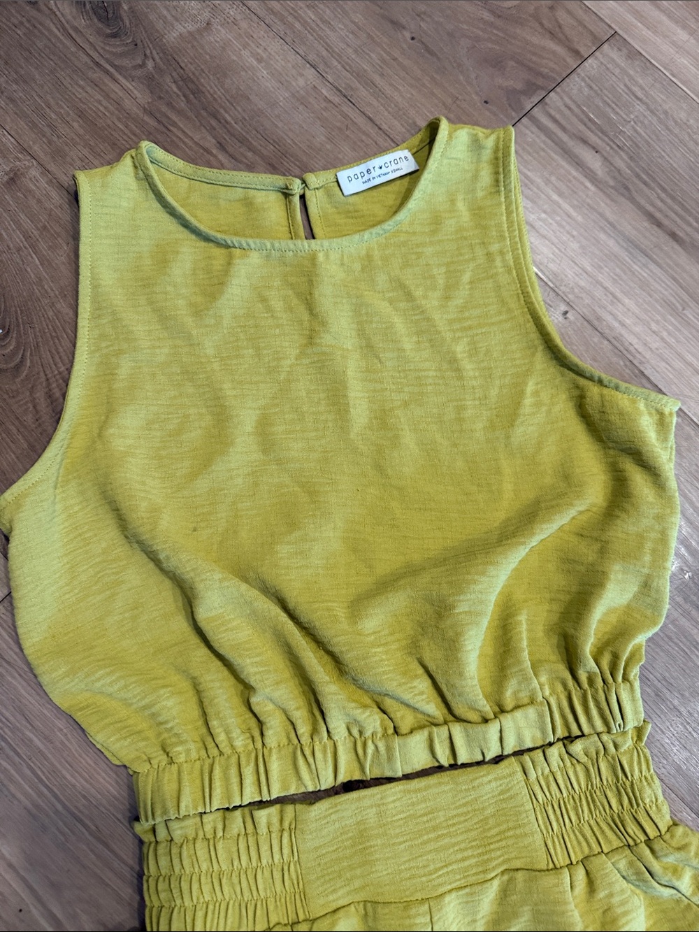 Paper Crane Mustard Yellow Set - Picture 2 of 10